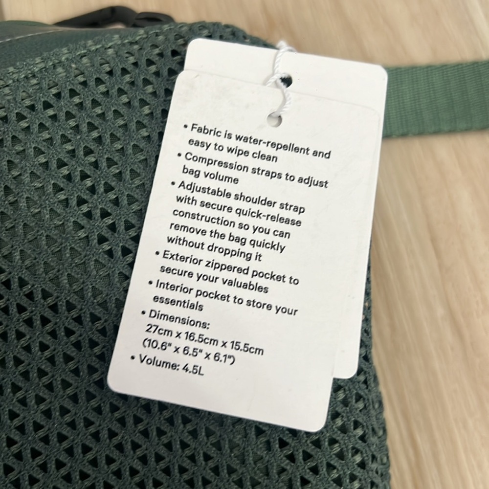 Lululemon All Hours Belt Bag Crossbody Fanny Backpack 4.5L Algae Green NWT - Picture 10 of 11